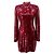 Veronica Beard Sylee Kleid mit Pailletten in Weinrot