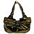 Borsa a tracolla Anya Hindmarch in pelle craquelé metallizzata oro D'oro