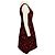 Vestido de cocktail sem mangas em jacquard com decote em V Thakoon Black / Red Vermelho - vista 2