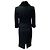 Traje de bouclé negro Michael Kors Collection con cuello de visón desmontable - vista 3