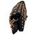 Clutch Thomas Wylde Black Day of the Dead Punk Leather Rose Gold Skull Stud Nero - vista 2