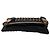 Clutch Thomas Wylde Black Day of the Dead Punk Leather Rose Gold Skull Stud Nero - vista 4