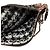 Clutch Thomas Wylde Black Day of the Dead Punk Leather Rose Gold Skull Stud Nero - vista 6