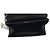 Bolsa de noite Givenchy em cetim preto com alça de corrente adornada com cristais - vista 6