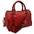 Louis Vuitton Speedy Bandoulière Pelle Empreinte Rossa Rosso - vista 2