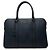 Borsa business Burberry in pelle di vitello blu