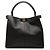 Borsa Satchel Peekaboo X Lite Medium in vitello nero Fendi