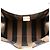 Borsa Satchel Peekaboo X Lite Medium in vitello nero Fendi - vista 4