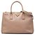 Prada Medium Saffiano Lux Galleria Double Zip Satchel Beige