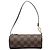 Borsa a mano Louis Vuitton Damier Ebene Papillon Pochette Marrone