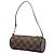 Borsa a mano Louis Vuitton Damier Ebene Papillon Pochette Marrone - vista 2