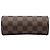 Borsa a mano Louis Vuitton Damier Ebene Papillon Pochette Marrone - vista 3