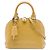 Louis Vuitton Monogram Vernis Alma BB Satchel Gelb