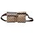 Borsa cintura Gucci GG Canvas Web beige con doppia tasca