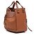 LOEWE Small Hammock Satchel aus bicolor Leder in Braun - Ansicht 2