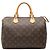Louis Vuitton Monogram Speedy 30 Boston Tasche Braun