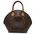 Borsa Louis Vuitton Monogram Ellipse MM Marrone