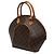 Borsa Louis Vuitton Monogram Ellipse MM Marrone - vista 2