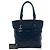 Bolsa Chanel Paris Biarritz Small em lona revestida acolchoada azul - vista 7