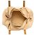 Borsa Boston Prada in Tessuto con rifiniture in Saffiano Beige - vista 4