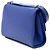 Borsa a tracolla Chanel Small Studded Chevron Calfskin Envelope Double Flap Blu - vista 2
