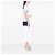 Borsa a tracolla Chanel Small Studded Chevron Calfskin Envelope Double Flap Blu - vista 6