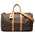 Borsa da viaggio Louis Vuitton Monogram Keepall Bandouliere 45 Marrone