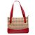 Borsa Tote Burberry Haymarket Check Canvas Beige