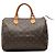 Louis Vuitton Monogram Speedy 30 Boston Tasche Braun