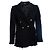 Autre Marque FRAME, black double breasted tweed jacket