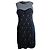 Love Moschino, Jerseykleid mit Spitze Schwarz Grau