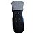 Love Moschino, Jerseykleid mit Spitze Schwarz Grau - Ansicht 3