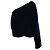 Autre Marque Lisa Yang, einschultriger Strickpullover in Schwarz