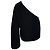 Autre Marque Lisa Yang, einschultriger Strickpullover in Schwarz - Ansicht 2