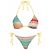 Missoni, bikini multi de punto en tonos pastel Multicolor