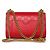 Padlock Gucci, borsa con lucchetto stampata GG in pelle rossa Rosso - vista 3