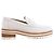 Hermès Ivy Leder-Loafer in White BR241141, Größe EU 38 Weiß