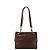 Borsa a tracolla Chanel Coco Mark in pelle caviar marrone
