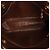 Borsa a tracolla Chanel Coco Mark in pelle caviar marrone - vista 12