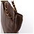Borsa a tracolla Chanel Coco Mark in pelle caviar marrone - vista 4