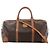 Triomphe Céline Borsa da viaggio Celine Macadam Boston PVC x Leather in marrone