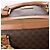 Triomphe Céline Borsa da viaggio Celine Macadam Boston PVC x Leather in marrone - vista 11