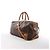 Triomphe Céline Borsa da viaggio Celine Macadam Boston PVC x Leather in marrone - vista 2