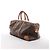 Triomphe Céline Borsa da viaggio Celine Macadam Boston PVC x Leather in marrone - vista 3