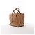 Céline Borsa a mano Celine Luggage Mini in pelle marrone - vista 2
