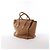 Céline Borsa a mano Celine Luggage Mini in pelle marrone - vista 3