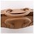 Céline Borsa a mano Celine Luggage Mini in pelle marrone - vista 6