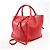 Céline CELINE Big Bag Small Borsa a mano 2 vie in pelle Rosso - vista 3