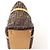 Borsa FENDI in tela Zucca e pelle marrone - vista 11