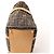 Borsa FENDI in tela Zucca e pelle marrone - vista 12